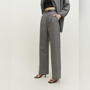 REFORMATION The Montauk Pant in Charcoal Grey/Black, US Women’s size 4